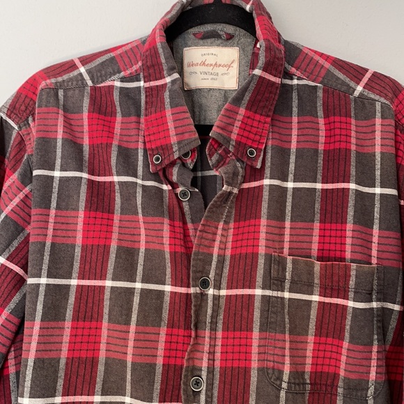 Weatherproof Button Down Plaid Shirt, Size XXL, Men’s - Picture 2 of 7